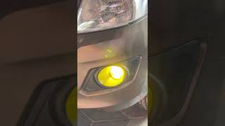 3 colour fog lamp led automobile viral shorts foglights [upl. by Idnim]