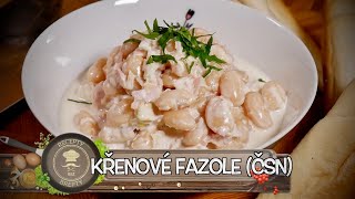 ZAPOMENUTÝ FAMÓZNÍ RECEPT ZE STARÉ KUCHAŘKY KŘENOVÉ FAZOLE S DOMÁCÍ MAJONÉZOU ČSN [upl. by Fulks]