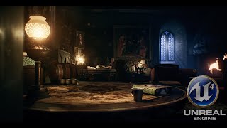 Unreal Engine 4  Gryffindor Common Room [upl. by Macgregor]