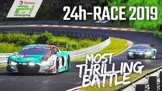 Most THRILLING Battle of the 24hRace Nürburgring  4 Team Phoenix vs 29 Team Land [upl. by Seraphim]