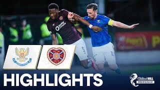 St Johnstone 12 Hearts  Vargas Goal Secures Hearts Victory  William Hill Premiership [upl. by Deloris]