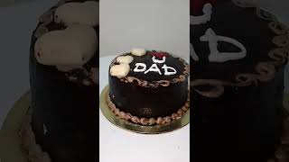 love dad cake choclate cake new design cake [upl. by Rafi113]