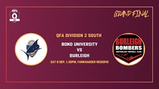 QFA Division 2 South  Bond University v Burleigh [upl. by Holton]