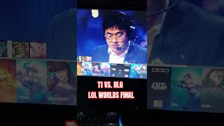 T1 VS BLG LOL WORLDS 2024 FINALS shorts leagueoflegeds finals [upl. by Eillit41]