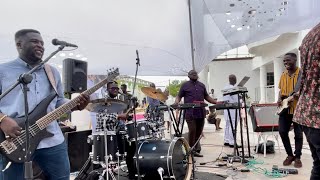 NONSTOP‼️Best Ghanaian Live band Jam🔥With the Afro Band✊🏾🎧Good sound🎵Best Ghanaian songsEmma🎸 [upl. by Mailli]