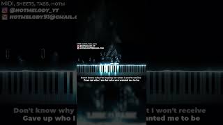 Linkin Park  The Emptiness Machine  piano karaoke instrumental cover [upl. by Jariah453]