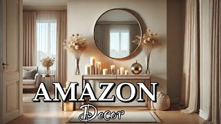 HOW TO ELEVATE YOUR DECOR WITH FLAMELESS CANDLES  AMAZON FINDS [upl. by Enimisaj122]