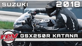 2018 SUZUKI GSX250R KATANA Review Rendered Price Release Date [upl. by Lyndel]