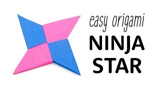 Origami Ninja Star Tutorial  Shuriken  Paper Kawaii [upl. by Niwred]