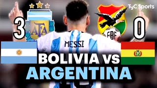 BOLIVIA VS ARGENTINA Resumen Eliminatorias 2023 [upl. by Timus]