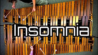 Insomnia  Marimba Duet [upl. by Merri261]