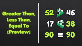 Greater Than Less Than Equal To Preview [upl. by James]