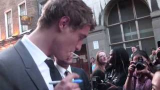 Max Irons  Red Riding Hood UK Screening [upl. by Dempster424]