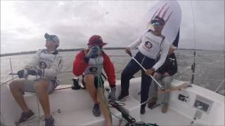 SCOR Regatta Day 2 Race 1  College Sailing [upl. by Attayek]