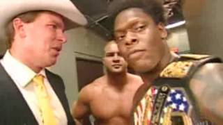 The Cabnet Backstage Segment WWE Smackdown 6162005 [upl. by Lekzehcey719]