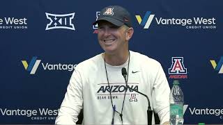 Arizona Football Press Conference  Brent Brennan [upl. by Dine]