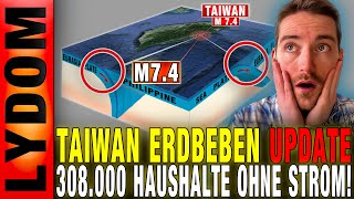 TAIWAN von SCHWEREN Erdbeben erschüttert  Die URSACHE in diesem Video [upl. by Ellemrac]