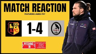 🎙  James Fry on Coalville Town defeat [upl. by Llertnor280]