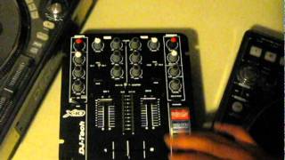 DJ Tech X10 USB DJ Mixer Soundcard Video Review [upl. by Gareri]