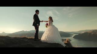 Abby  Alex  Whole Nine Yards  Queenstown Wedding Video [upl. by Aneertak]