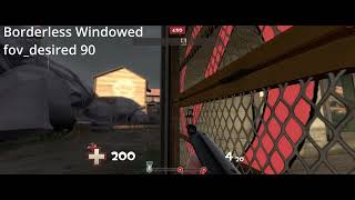 TF2 FOV Bug  Borderless Window vs Fullscreen [upl. by Atinahc]