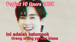 kelompok orang yg luar biasa l perfect 10 liners 2024💥🏳️‍🌈 [upl. by Ahsieka767]