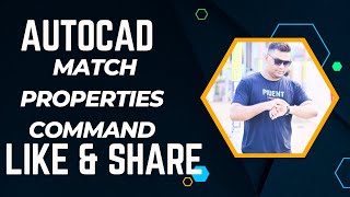 How to use Match Properties command in AutoCAD 2024 [upl. by Svetlana843]