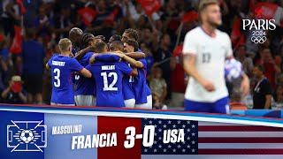 Highlights amp Goles Francia vs USA 30  Juegos Olímpicos París 2024  Telemundo Deportes [upl. by Chamberlain139]