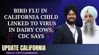 Update California Bird flu in California child linked to virus in dairy cows CDC says [upl. by Klein]