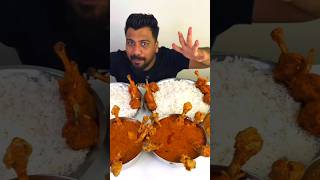 100 chicken lollipop and biryani finish only 38 sec challange 😲🤤😋  Short funny eating 😂😺  short [upl. by Culhert]