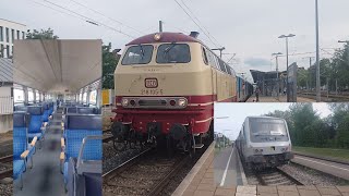 Im SVG FEX Bodensee mit Vectron BR 218 105 Von Singen Htwl nach Ulm am Bodensee entlang mit Vmax [upl. by Esenwahs]