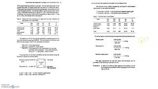 Ration Formulation part 1 of 2 [upl. by Cadmar]