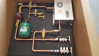 T1Z8 Electric Closed Loop Boiler Single Zone Thermolec Installation [upl. by Gearhart]