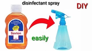 How to make disinfectant sprayhomemade disinfectant spray easily [upl. by Hpsoj]