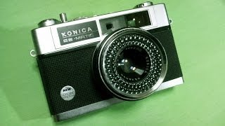 コニカ EEマチックデラックスの使い方 KONICA EEmatic DELUXE How to use 1960s Rangefinder camera [upl. by Grewitz851]