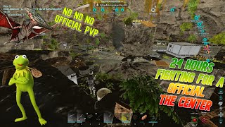 N3 Fighting 24Hours For Take a The Center VS Megatribe In SnowLava Cave PYROMINE PAY2WIN  ARK ASA [upl. by Acsisnarf342]