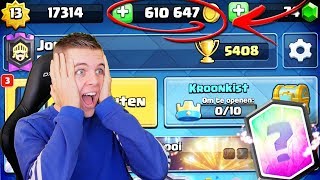 500000 COINS AAN UPGRADES DOEN IN CLASH ROYALE NEDERLANDS [upl. by Labanna]