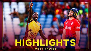 9 To Win off 6 Balls  Highlights  West Indies v England  5th T20I [upl. by Anaidirib]