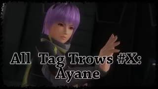 Dead or Alive 5 Last Round  All tag trows 10 Ayane HD [upl. by Durware450]