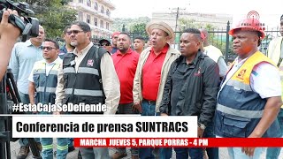 SUNTRACS se moviliza en defensa del sistema público y solidario de la CSS [upl. by Kcim]