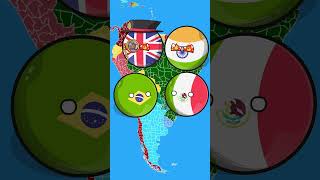 Mexico vs Brazil Part 4 Last Part  Legend Ending countryballs brazilianfunk memes shorts [upl. by Shoshana]