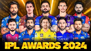 Firse RCB 😍 VIRATDHONICUMMINS in IPL AWARDS 2024 [upl. by Irehj]