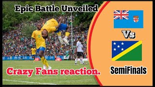 Solomon Island and Fiji first half Pacific Game 2023 SOLOMON ISLAND HIGHLIGHT [upl. by Fidelas]