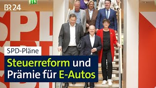 SPDPläne Steuerreform und Prämie für EAutos  BR24 [upl. by Everara272]