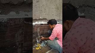 24 विट्रिफाइड दीवार टाइल्स सेटिंग construction floor tiles [upl. by Noraf]