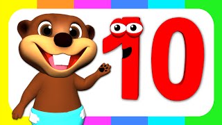 quotCounting to 10quot  Numbers Learning Song for Kids Teach How to Count to 10 Preschool Education [upl. by Amoakuh]