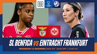 Benfica vs Eintracht Frankfurt  UEFA Womens Champions League 202324 Matchday 3 Full Match [upl. by Yblek506]