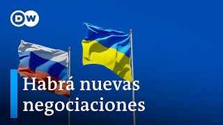 Ucrania confirma que habrá una nueva ronda de negociaciones con Rusia [upl. by Sidwel]