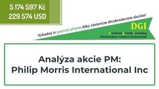 Analýza dividendové akcie PM Philip Morris International Inc [upl. by Weisler]