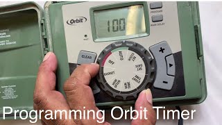 How to Program an Orbit Sprinkler Timer Step by Step for Beginners [upl. by Bast852]